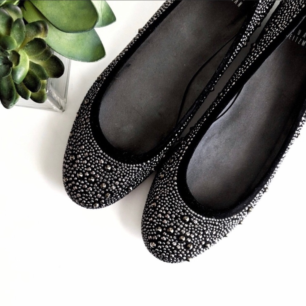 Stuart Weitzman Nubead Studded Flats